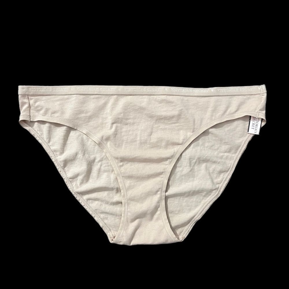 Victoria’s Secret Body Stretch Cotton Bikini Panty Nude Beige Large